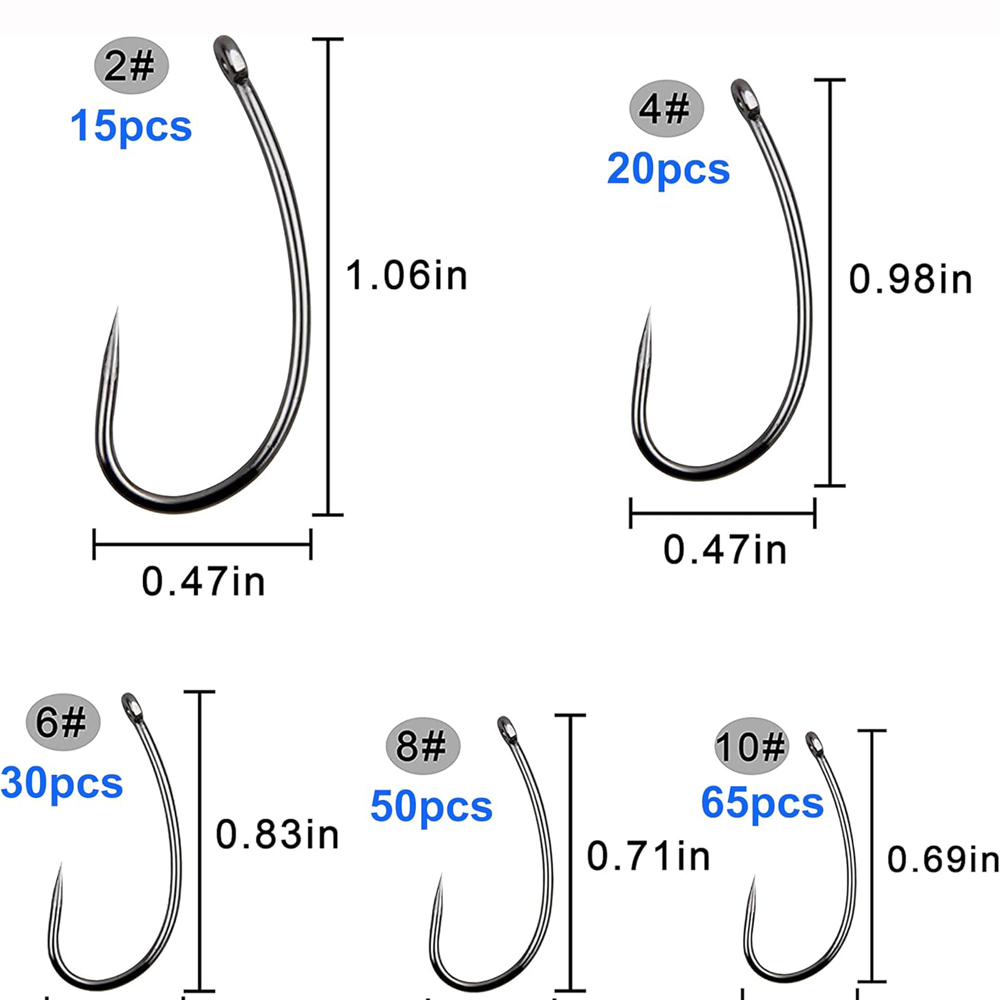180 Stück Barbless Angelhaken  – Fishing Hook Circle Bewertung und Preis