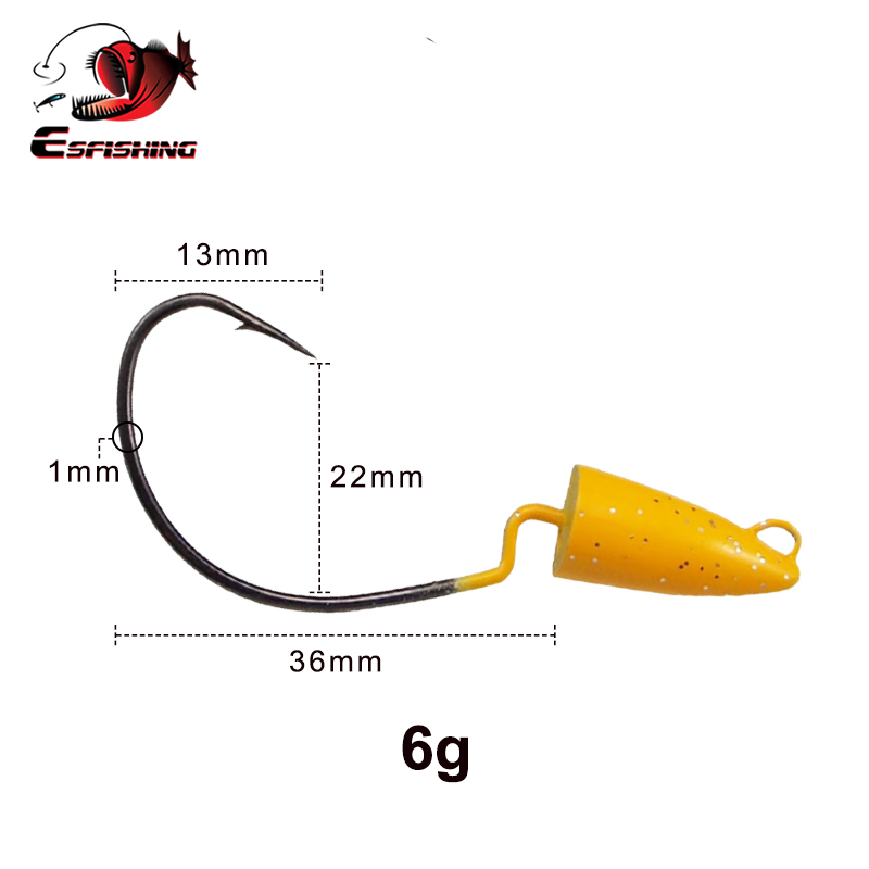 ESFISHING Offset Haken Hohe Fe – Fishing Hook Offset Bewertung und Preis