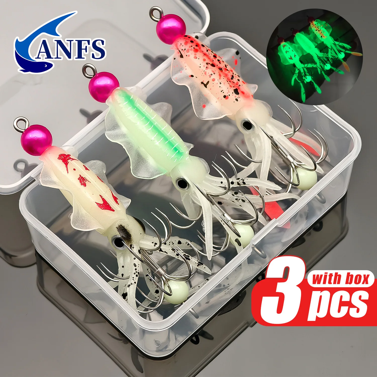 ANFS 3-teiliges leuchtendes Ti – Fishing Hook Assortment Bewertung und Preis