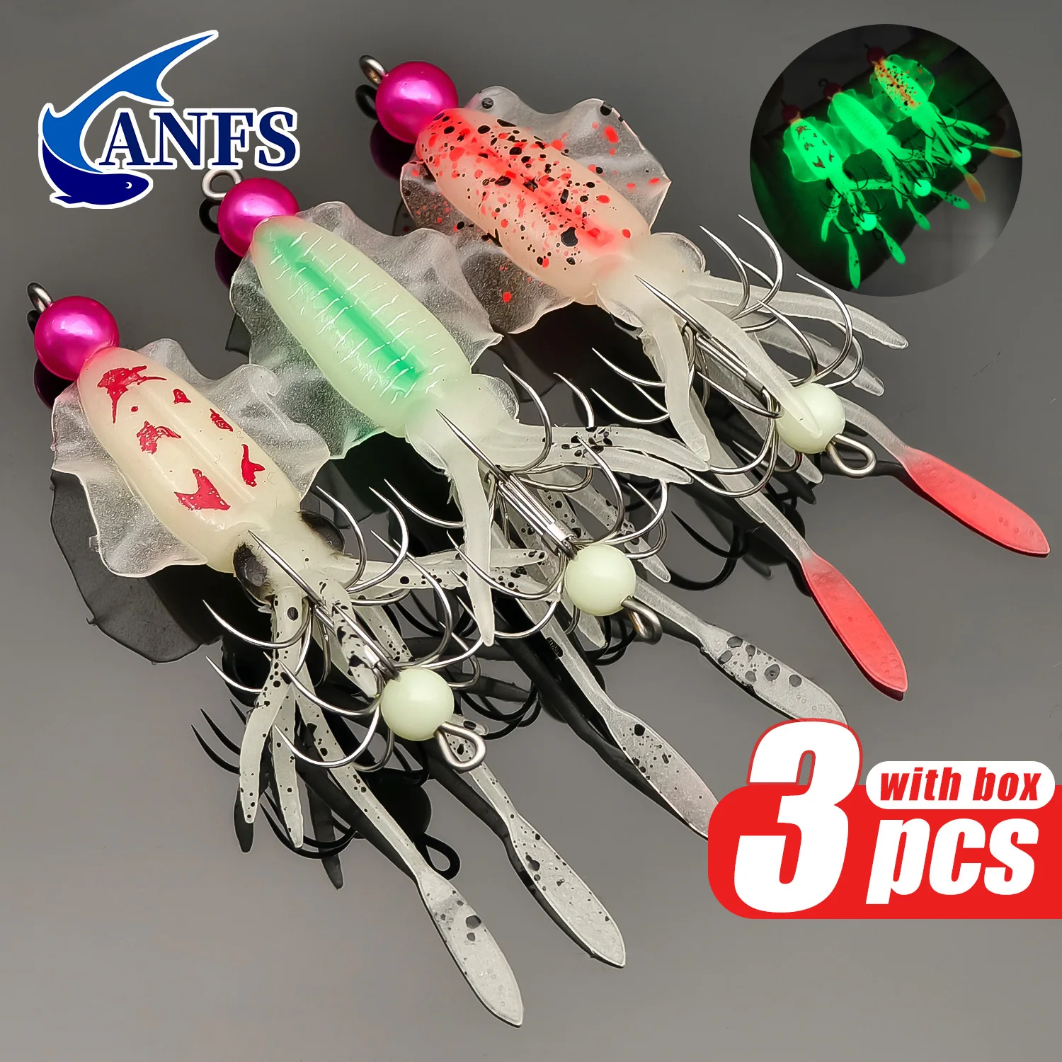 ANFS 3-teiliges leuchtendes Ti – Fishing Hook Assortment Bewertung und Preis