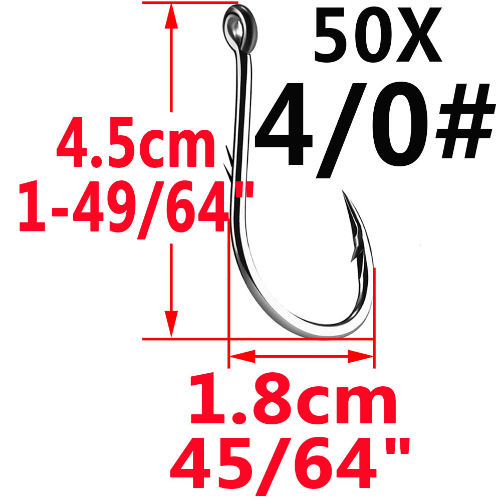 50 stücke Iseama Kreis Karpfen – Fishing Hook Circle Bewertung und Preis