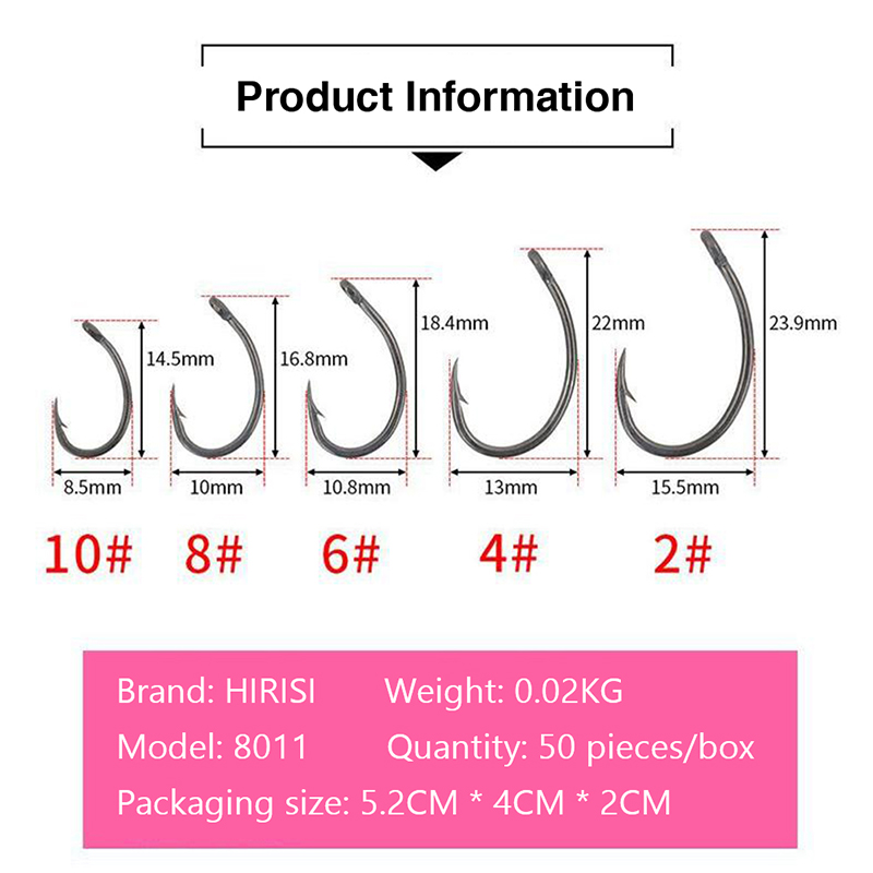 Neue Hirisi 50 Stück Verpackte – Fishing Hook Box Bewertung und Preis